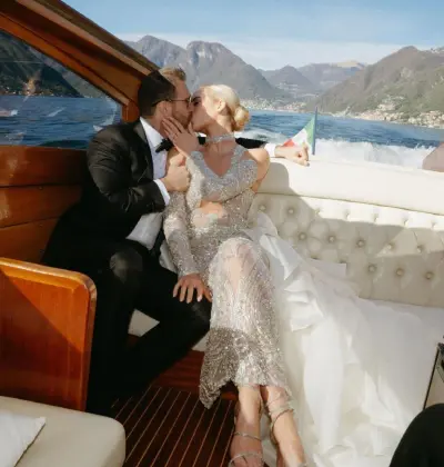 Couple on a boat